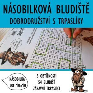 násobilka bludiště hra