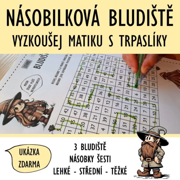 násobilka ukázka zdarma